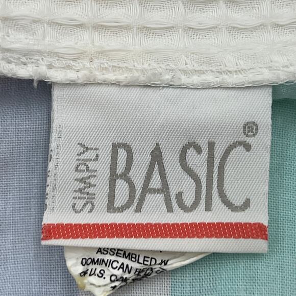 Vintage  80s House Dress Simply Basic Stripe Pastels Housewife - Picture 3 of 6